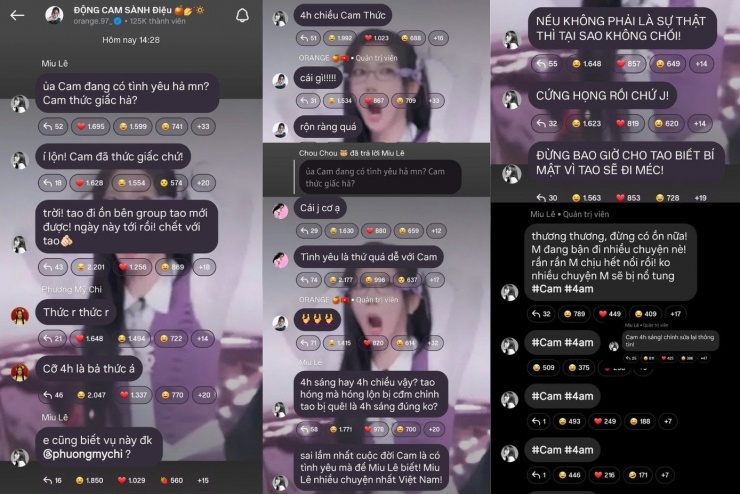 Dù Miu Lê không nhắc thẳng tên "nam chính", netizen cho rằng các cụm từ như "thức giấc", "4am" có liên quan đến "nửa kia" của Orange.