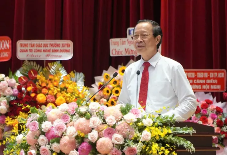 Thứ trưởng Bộ GD&amp;ĐT Phạm Ngọc Thưởng phát biểu tại hội nghị. Ảnh: NGUYỄN QUYÊN