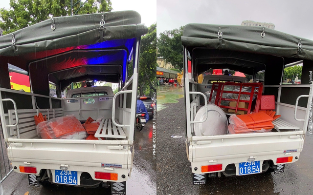 Lực lượng chức năng thu giữ nhiều đồ dùng, vật dụng dùng để 'giữ chỗ' xem sơ duyệt diễu binh, diễu hành Quốc khánh.