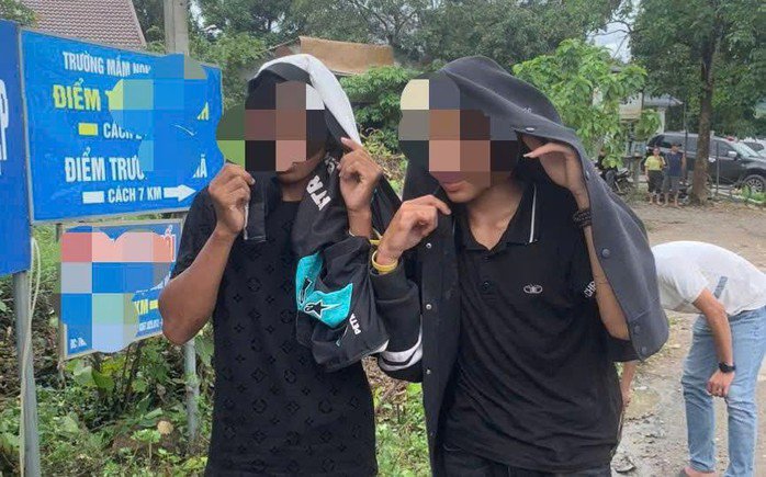 Hai trong số 4 đối tượng liên quan đến vụ nam thanh niên 23 tuổi bị bắn tử vong