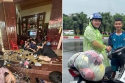 Bạn trẻ - Cuộc sống - Chuyện ấm lòng sau bão: Thoát 'biển nước' nhờ người lạ, cho cả xóm sạc pin nhờ