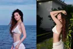 Vợ trẻ của Hồ Quang Hiếu khoe vóc dáng nóng bỏng sau sinh