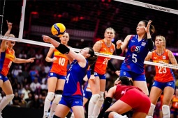 Thể thao - Kết quả bóng chuyền ĐT nữ Thái Lan - Hà Lan: 5 set nghẹt thở, chiếm lĩnh ngôi đầu (Vô địch thế giới)