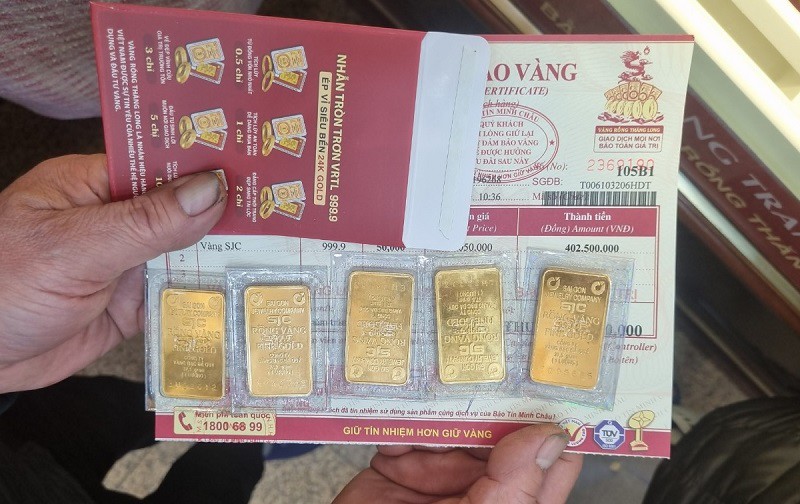 Từ đầu năm 2021 đến nay, giá vàng miếng SJC đã tăng tới 72 triệu đồng/lượng.