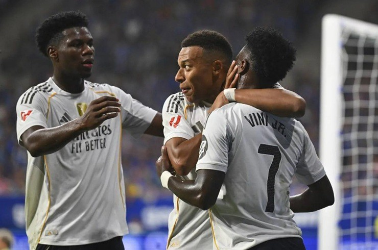 Mbappe chứ không phải Vinicius là trung tâm trong lối chơi của Real Madrid