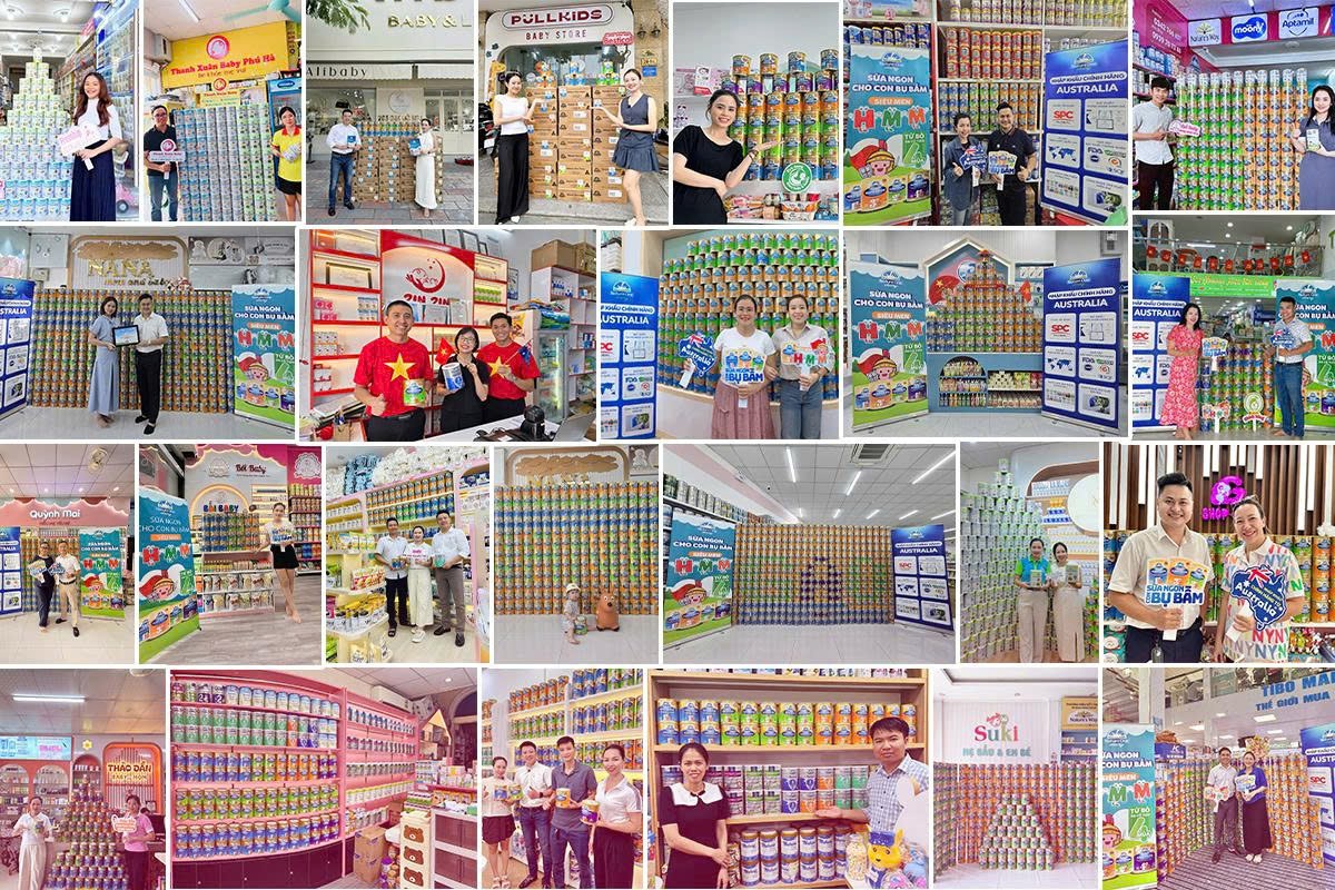 Những bức ảnh thể hiện tình yêu của các khách hàng dành cho sản phẩm Nature One Dairy