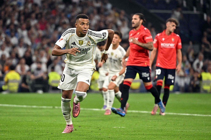 Mbappe đang là chân sút chủ lực của Real Madrid