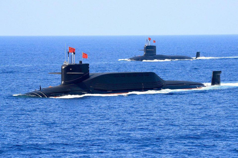 Tàu ngầm hạt nhân Type-094 của Trung Quốc (ảnh: Reuters)