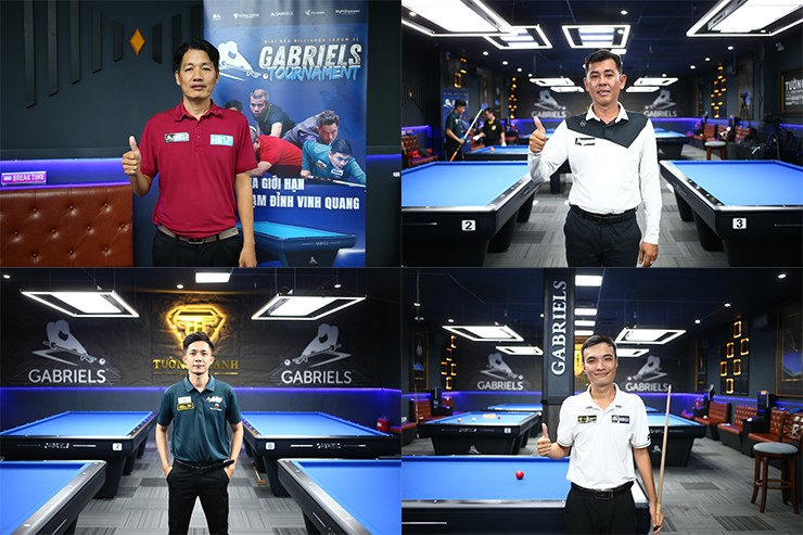 4 cơ thủ có suất đi tiếp 