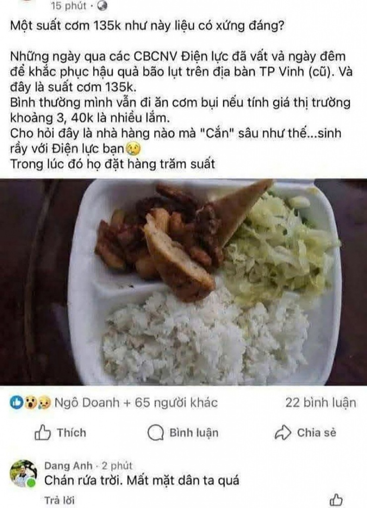 Hình ảnh gây xôn xao dư luận trên mạng xã hội.