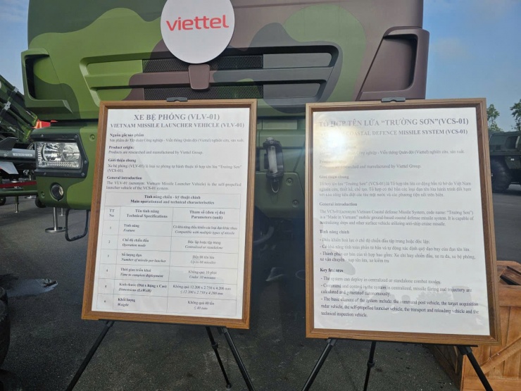 Xe bệ phóng do Tập đoàn Công nghiệp - Viễn thông Quân đội (Viettel) nghiên cứu, sản xuất