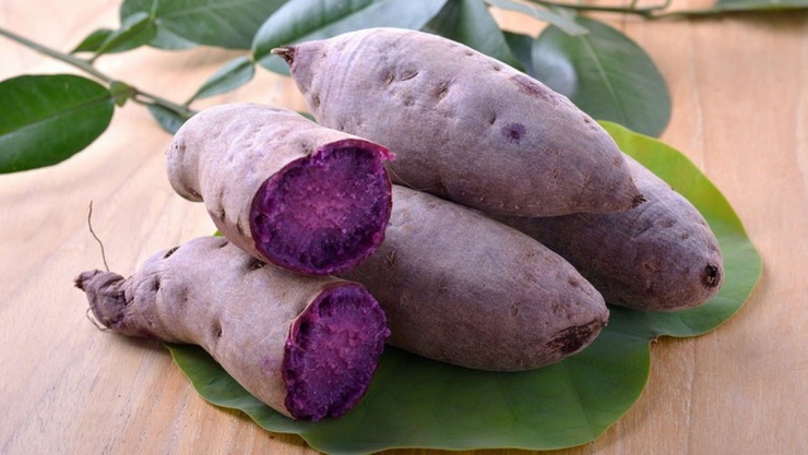 Khoai lang tím hỗ trợ thận khỏe mạnh.