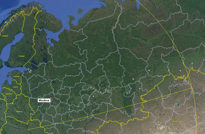 Tầm bắn của tên lửa Flamingo khi được khai hỏa ở miền trung Ukraine. Đồ họa: War Zone