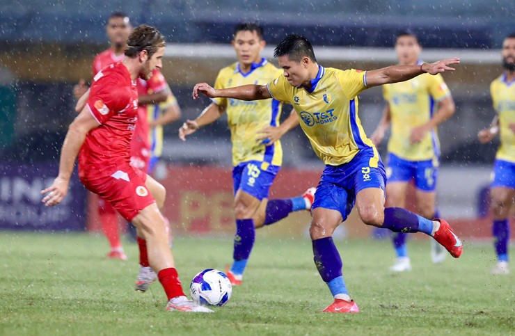 Trực tiếp bóng đá Công an Hà Nội - Hà Nội FC: Đội khách có bàn danh dự (V-League) (Hết giờ) - 2