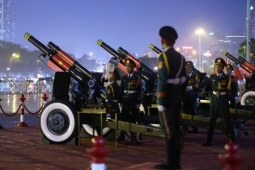 Những điểm đặc biệt của 15 khẩu pháo tập kết ở Mỹ Đình