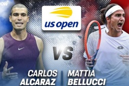 Thể thao - Video tennis Alcaraz - Bellucci: Tốc hành 3 set, khác biệt đẳng cấp (US Open)