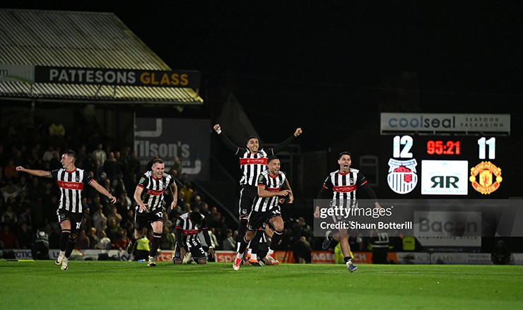 Man Utd nhận thất bại cay đắng trước Grimsby Town tại League Cup