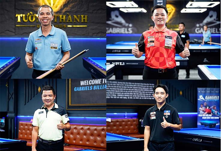 4 tay cơ giành vé đi tiếp