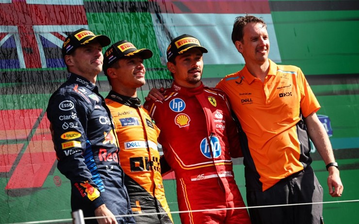 Podium chặng đua năm 2024 tại Hà Lan