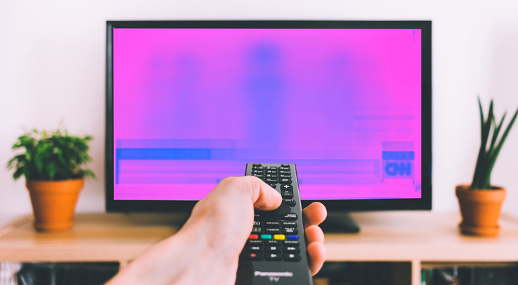 Một màn hình OLED bị hiện tượng burn-in.