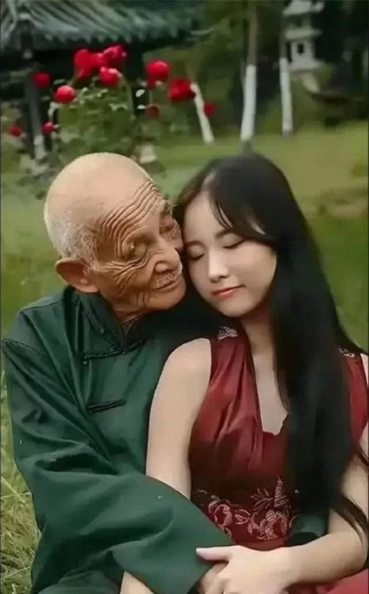 Cô gái xinh đẹp 23 tuổi kết hôn với cụ ông 80 tuổi gây xôn xao.