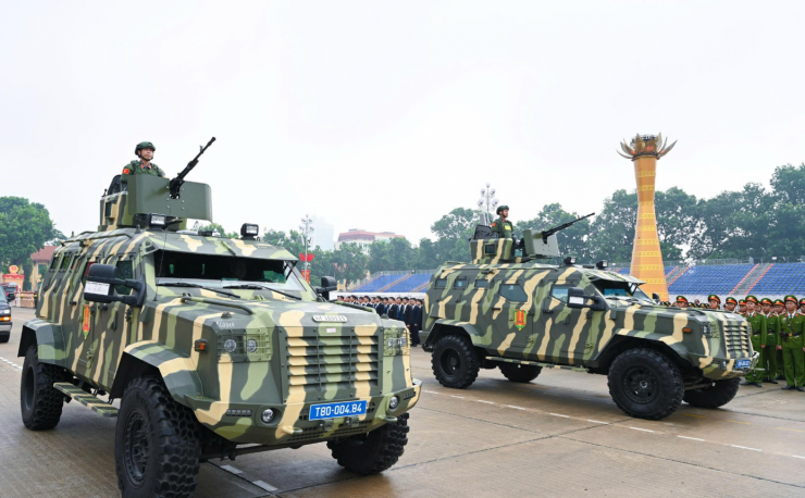 Lực lượng Bộ Tư lệnh Cảnh vệ tham gia bảo vệ Lễ Quốc khánh 2/9. Ảnh: Bộ Tư lệnh Cảnh vệ.