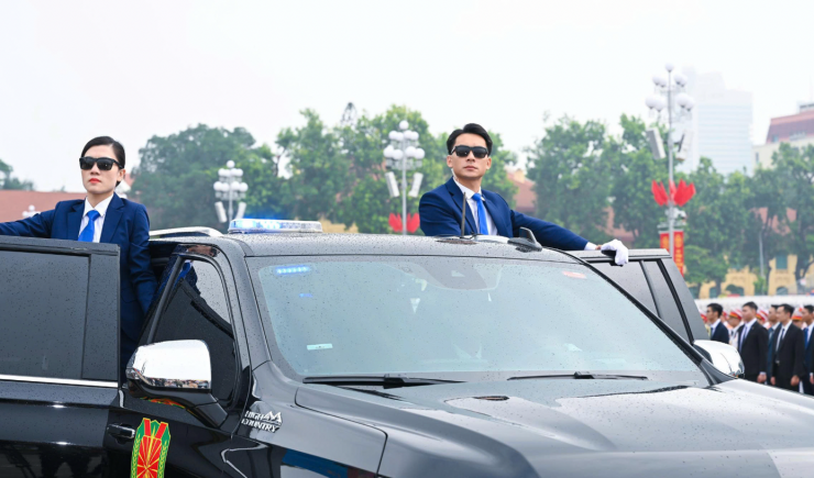 Lực lượng Đặc nhiệm thuộc Bộ Tư lệnh Cảnh vệ tham gia bảo vệ Lễ Quốc khánh 2/9.