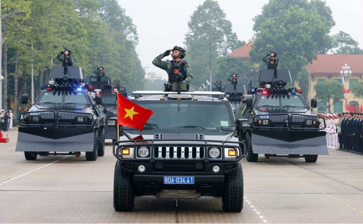 Bộ Công an xuất quân bảo vệ Lễ kỷ niệm 80 năm Cách mạng tháng Tám, Quốc khánh 2/9 - 4