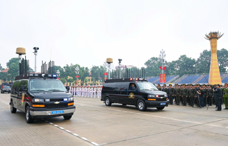 Những chiếc xe được trang bị thiết bị tối tân.