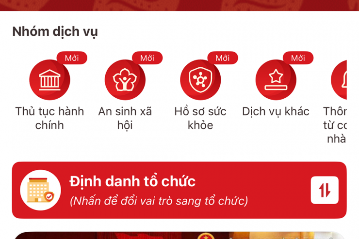 Món quà ý nghĩa được chuyển cho người dân bằng hình thức đăng kýnhận tiền an sinh xã hội trên ứng dụng VNeID. Ảnh chụp màn hình