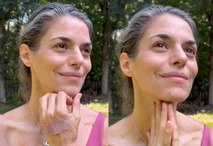 Juliana Spaven rất chuộng áp dụng các bài tập dành cho mặt, tin rằng thói quen này góp phần cải thiện độ săn chắc, trẻ hóa làn da.