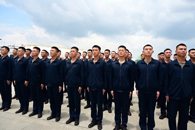 Đoàn quân nhân Trung Quốc sẽ tham gia lễ tổng duyệt cấp nhà nước vào sáng 30/8.