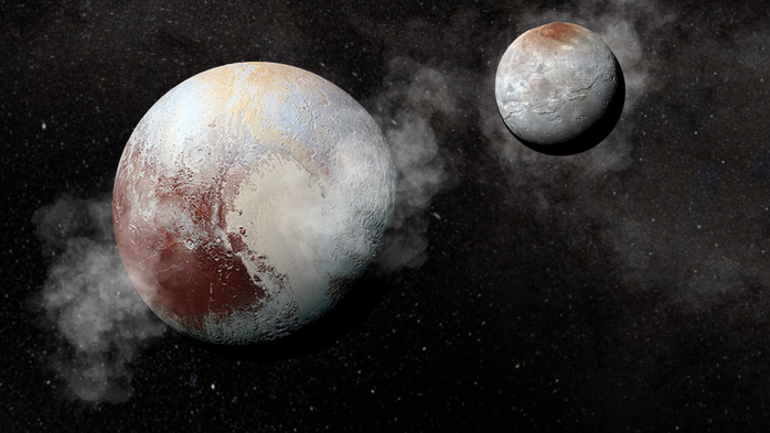Sao Diêm Vương và mặt trăng Charon sẽ là mục tiêu mà "Nữ hoàng địa ngục" của NASA tiếp cận - Ảnh: NASA