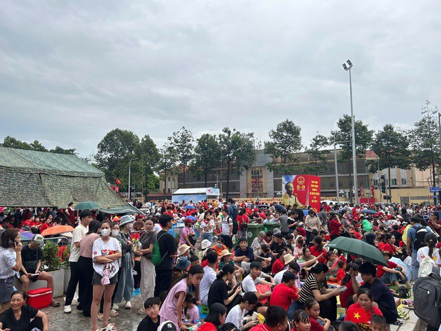 Hình ảnh ghi nhận lúc 17 giờ ngày 29-8