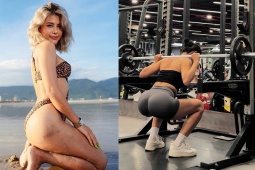 Hot girl làng gym vòng ba 99 cm vẫn muốn nâng cấp: Thúy Vi, Ngọc Lan "đọ dáng"