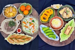 30 mâm cơm nhà đậm chất Bắc của nữ tiếp viên hàng không xinh đẹp
