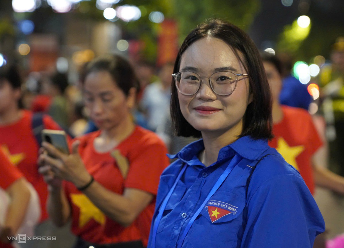 Hoàng Thị Kim Chi, sinh viên năm cuối ngành Kế toán, Học viện Tài chính. Ảnh: Thanh Hằng