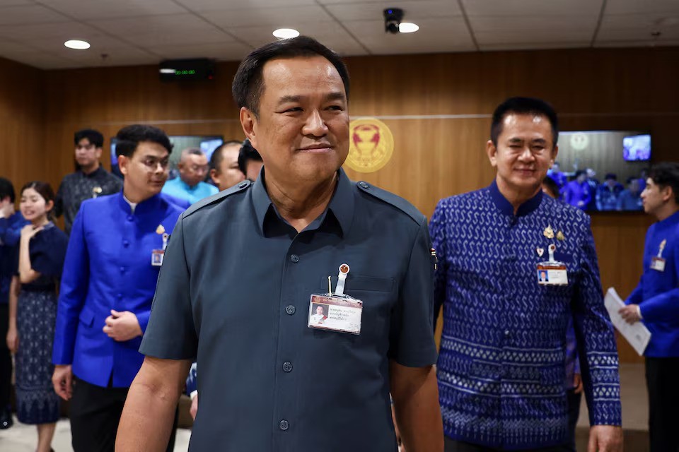 Ông Anutin Charnvirakul – lãnh đạo đảng Bhumjaithai (ảnh: Reuters)