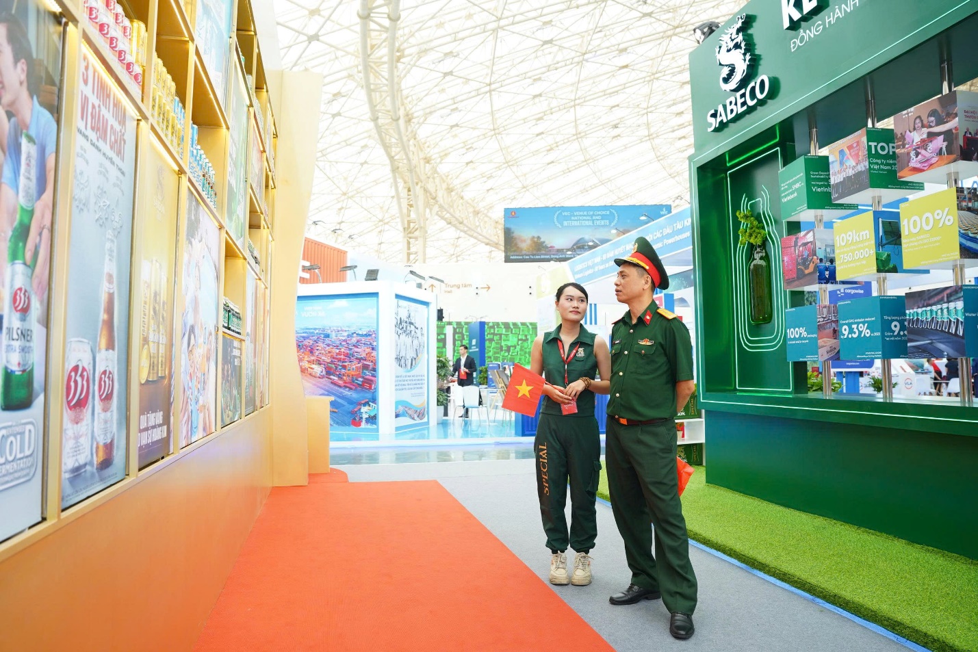 SABECO khẳng định vị thế thương hiệu quốc gia tại Triển lãm thành tựu đất nước 2025 - 2