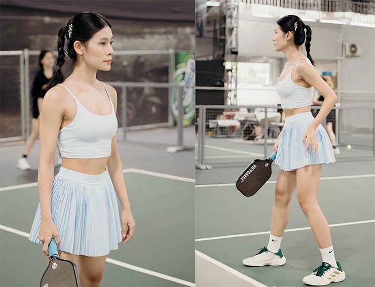 Hot girl làng gym vòng ba 99 cm vẫn muốn nâng cấp: Thúy Vi, Ngọc Lan "đọ dáng" - 10