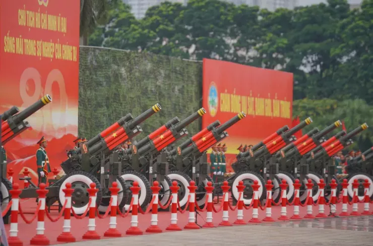 Hình ảnh ấn tượng các khối tham gia tổng duyệt diễu binh, diễu hành chào mừng Quốc khánh 2-9 - 1