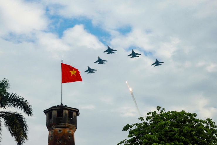 Hai giờ tổng duyệt diễu binh ở Ba Đình - 4