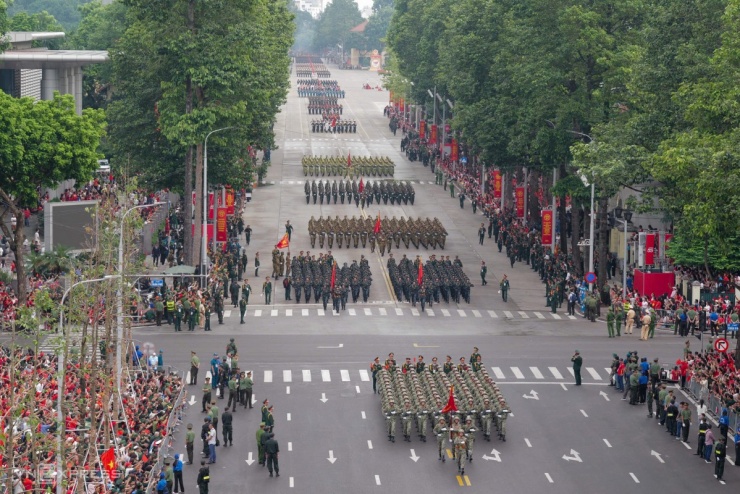 Hai giờ tổng duyệt diễu binh ở Ba Đình - 6