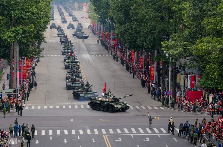 Hai giờ tổng duyệt diễu binh ở Ba Đình - 12