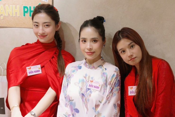 Hoa hậu Lương Thùy Linh chụp ảnh cùng chị đẹp Kiều Anh, Hoàng Yến Chibi.