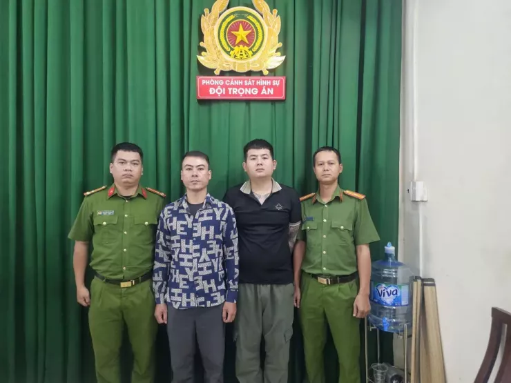 Sơn và Lập đã bị Công an TP.HCM bắt giam. Ảnh: CA