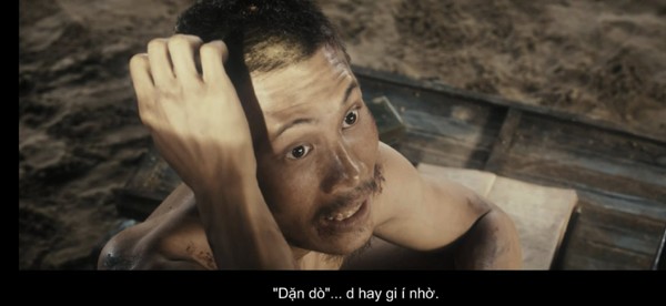 Tạ của Phương Nam hiện lên trong "Mưa đỏ" với lối diễn xuất chân thật chuẩn nguyên tác của tiểu thuyết cùng tên. Ảnh: FBNV