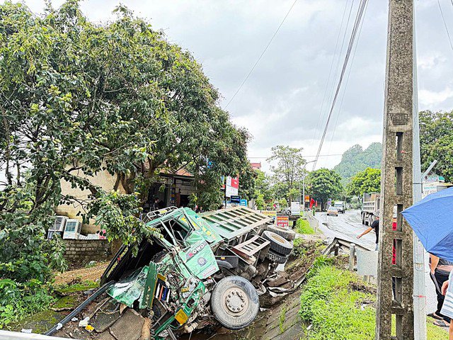 Tai nạn giao thông tại xã Nga An, Thanh Hóa chiều xảy ra vào chiều 30/8.