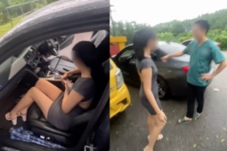 Người đàn ông quay video bắt quả tang vợ ngoại tình với bác sĩ trên ô tô