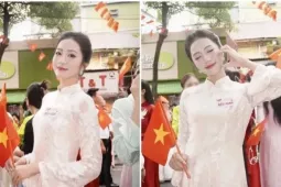Hoa hậu Hà Trúc Linh nổi bật trong khối Văn hóa, Thể thao tổng duyệt A80